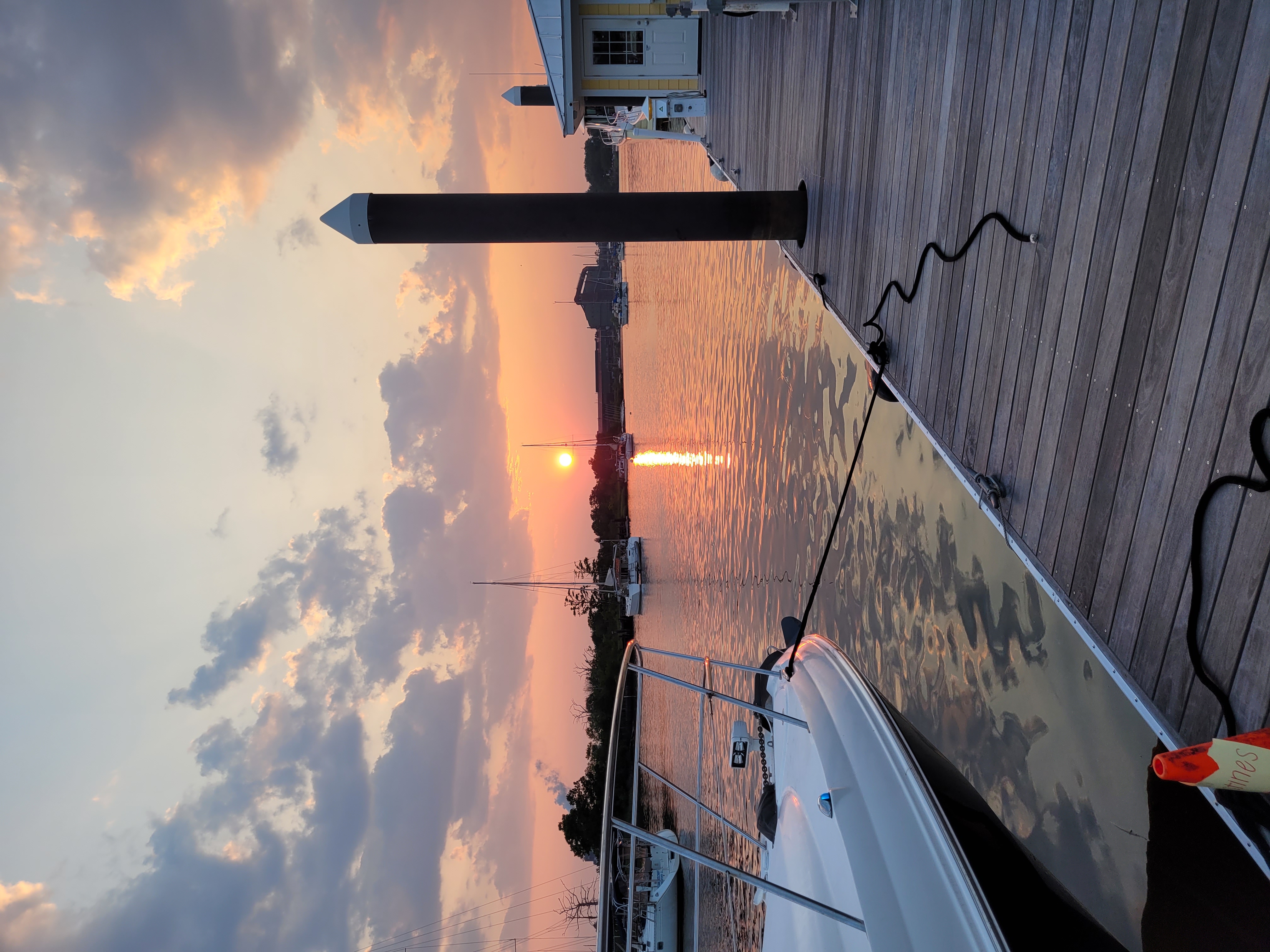 Yacht delivery captain James Lowe took pic during a delivery